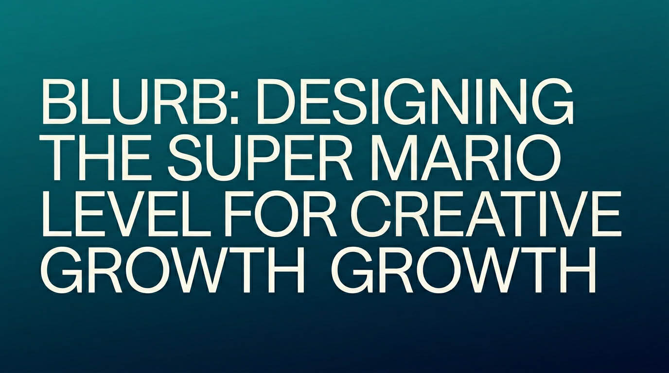 Blurb case study cover