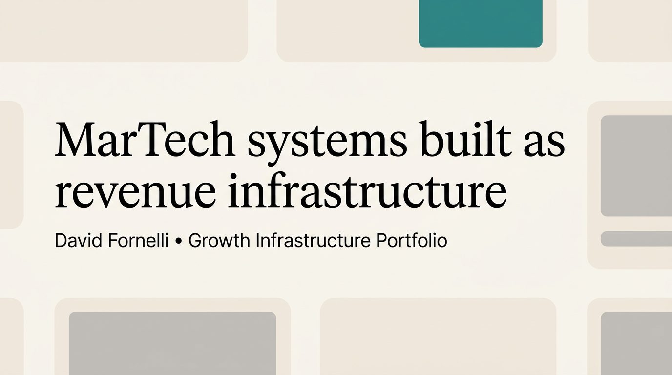 Growth Infrastructure Overview cover